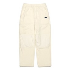 [국내 매장품] LEE 플리스 배색 팬츠 아이보리 130326