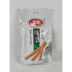 <킹콩푸드>웨이룽 다면진 따라팬 라티아오 라팬 쫀드기 중국식품 106g 1개, 102g