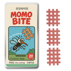 모모바이트 모기패치 30매 KC적합 크로스테입, 1개