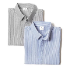 씨어서커 스트라이프 반팔셔츠_WFHKJOV