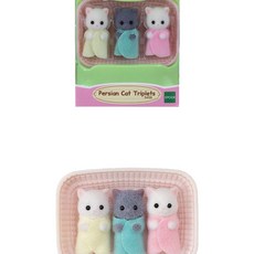 실바니안패밀리 페르시안 고양이 세쌍둥이 피규어, 1개