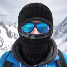 스키장 KEEP WARM 4WAY 스컬리 남성방한모자 블랙, 없음