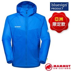 【MAMMUT 長毛象】送》男 極輕量防潑透氣 連帽防風外套 Convey WB AF 登山風衣 00530
