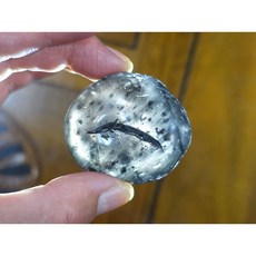 §能量礦石§ 印尼隕石河川滾石拋光 Agni Manitite 火山玻璃 67.86克 俗稱印尼天狼星 烈火石 黑隕石