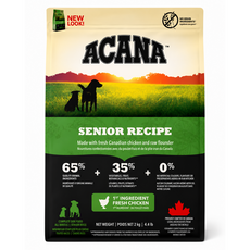 ACANA 愛肯拿 高齡犬適用 寵物飼料 犬糧, 1個, 2kg, 雞肉+蔬菜