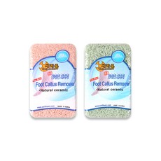 세라폼 명품 발각질 제거기, 살구1+연두1