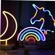 잔솔 LED 네온사인 건전지 무드등 포인트 조명 간판 59000EA 1EA, 야자수