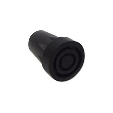 [이원헬스케어]지팡이고무 스틱고무 10mm 워커 목발 생고무 교체용 노인지팡이, 1개, 검정