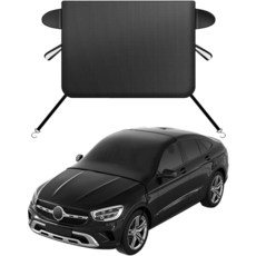 Car Windshield Cover for Ice and Snow - Universal Fit Cars SUVs Trucks Heavy Duty Oxford Fabric, Car Windshield Cover for Ice a