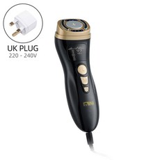 미니 HIFU 기계 얼굴 장치 마사지 가정용 EMS RF 초음파 리프팅, 08 UK PLUG (220-240V)