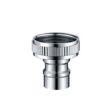 曼德旺 洗衣機水龍頭轉接頭 四分轉六分 卡扣式奶嘴接頭 水管配件, 1個, 6分電鍍銅嘴巴, A13