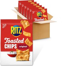 리츠 토스티드 칩스 오리지널 크래커 파티 스낵 대용량 스 RITZ Toasted Chips Original Crackers Party Snacks Bulk Snacks 6, 1개, 229g