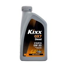 GS칼텍스 킥스 차량용 엔진오일 1L 휘발유 가솔린 LPG 경유 디젤 GX7 5W-30, 5w30, 1개