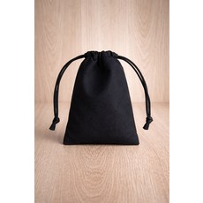 束口袋 防塵收納袋 飾品包 禮品袋, 黑色