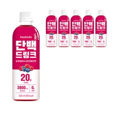 헤이바디 단백드링크, 330ml, 6개