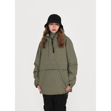 엔쓰리 NNN -Felix2 Anorak - JACKET - 카키 (팔양면 분리형) / 남녀공용 스노우보드복 스키복 자켓
