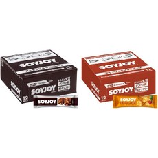 SOYJOY Otsuka Pharmaceutical SOYJOY Assortment Set (Almond & Chocolate/Fruit & Baked Cheese) 12 Bars, 1개, 1g