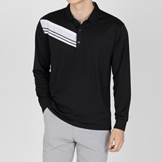 에버페이스 남자 빅사이즈 스판 카라 긴팔 티셔츠