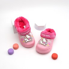 ShoelaMode 造型LED燈絨毛涼鞋
