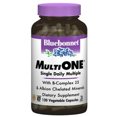 Bluebonnet 綜合維他命素食膠囊, 1個, 120顆