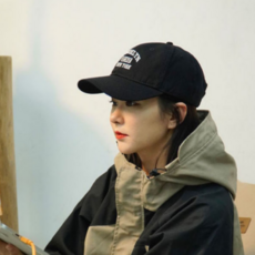 에인랩 남녀공용 볼캡 모자 야구모자, Free, 1개, 블랙
