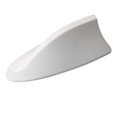 자동차 안테나 샤크핀 라디오 신호 루프 모델용 카본 파이버 스타일링, 3. A White