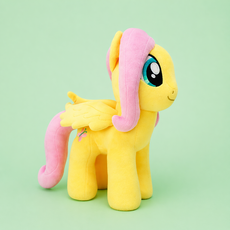 [공식정품] 마이리틀포니 중형 인형 30cm / 말 행운 응원 생일 선물 말띠 친구 귀여운 봉제 캐릭터 기념일 포니 육아 인테리어 애착, 1개, 02.플러터샤이(옐로우) 중형인형