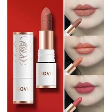 GOVO 컵에 묻지않는 빈티지 무광 립스틱 3색(국내 배송), 08, 1개