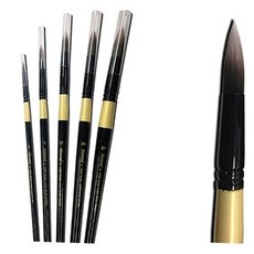 헤렌드 r-7500 인조모 수채화 붓 낱자루 12호 인조모붓 둥근붓