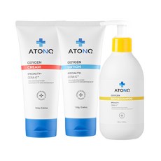 아토앤오투 옥시젠 세라오 크림 + 로션 + 바스&샴푸 세트, 1