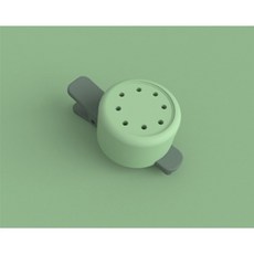 【阿母斯壯】乾式夾擴香片(不含錠) 空氣 隨身 淨化盒 去除異味 甲醛, 1個, 抹茶綠