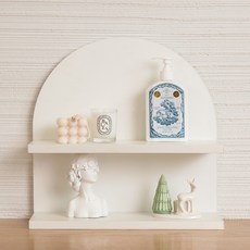 핀란디아 로엔 라운드 2단 다용도 선반, 화이트