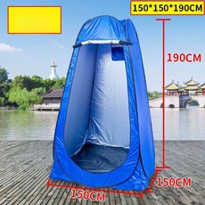 간이천막 사각천막 미니 대기실 간이 행사용 바람막이 100x100x150cm 블랙, 기본 사용 인원, 1.5 단일문 1.5 1.88m 있음 4면