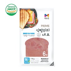 목우촌 프라임 식빵위의 네모 110g, 1개