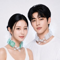 아이스 넥쿨러 아이스 큐브 넥밴드 쿨스카프 얼음 목걸이 목아이스팩, 1개, 아이스블루 1개, 아이스블루