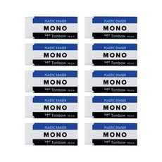 톰보우 모노지우개 스탠다드 소, 화이트 소형, 10개