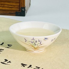 백자 자스민 낮은 도자기 찻잔 다기잔 40mldao8+9xCF