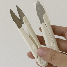 삼이즈 고급 쪽가위 잘드는 다목적 접이식 작은 가위, 1+1 1세트, 1개