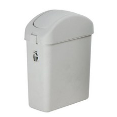 中天王星搖蓋垃圾桶 BI-5215，簡約時尚，多色可選，居家必備, 灰色（超取最多4組）