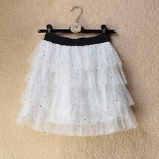 JoYouth 라인댄스복 캉캉 반짝이 스커트 스포츠 사교 라틴