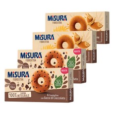 미주라 통밀도넛츠 2p + 초코칩 통밀도넛츠 2p, 920g, 1세트