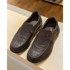 바이네르 1F19 밤색 남성 컴포트화-가볍습니다-