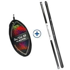 바다뜰채로드 씨타임 Amavand 바다뜰채 풀 카본 갯바위 낚시 로드, Amavand500뜰채대_망X