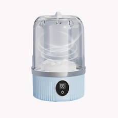 無線迷你內衣洗衣機 便攜式小型洗衣機 仿手洗 襪子內褲清潔神器, 天空藍, D13