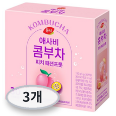 동서 애사비 콤부차 피치 패션프룻 30개, 5g, 30개입, 3개