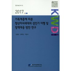 根據家庭階層的青年子女世代成年期過渡及政策應對方案研究(2017), 韓國女性政策研究院, 金英蘭,張惠景,李允錫 共著