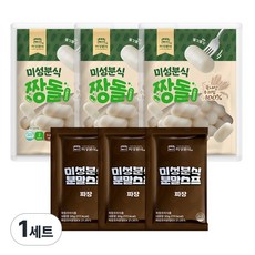 미성분식 대구명물 우리밀 짱돌떡볶이 짜장 떡볶이 밀키트, 1세트, 690g