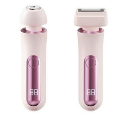 커채 제모기 비키니라인 면도기 Y존 전기면도기 모근제거기 QGY-004, 1개, 핑크