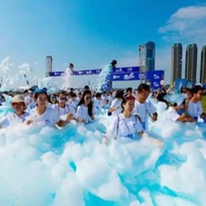 거품제조기용 고농축 거품 분말 무대 파티 워터파크 안전, 1개, D_블루 고농축 1:330