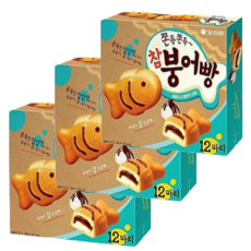 오리온 참붕어빵 3개입 세트, 348g, 3개